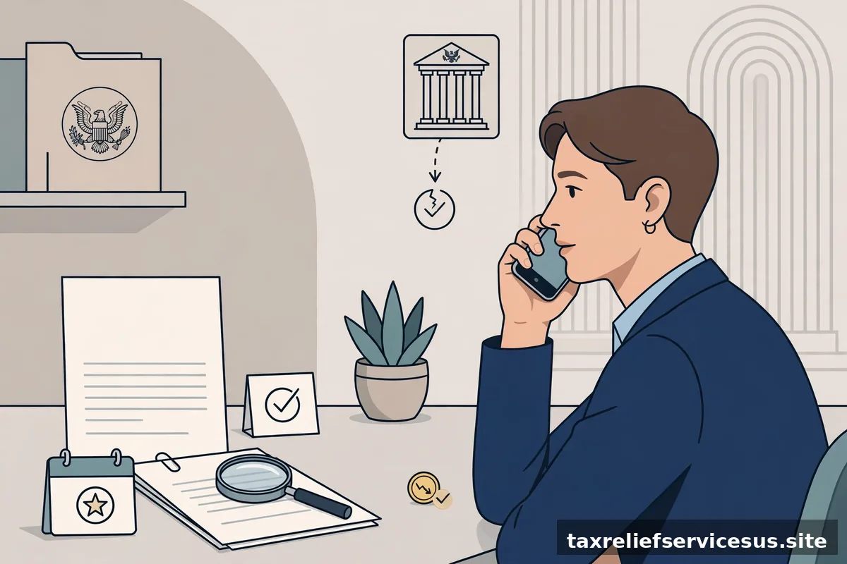 Phone call to IRS requesting first-time penalty abatement